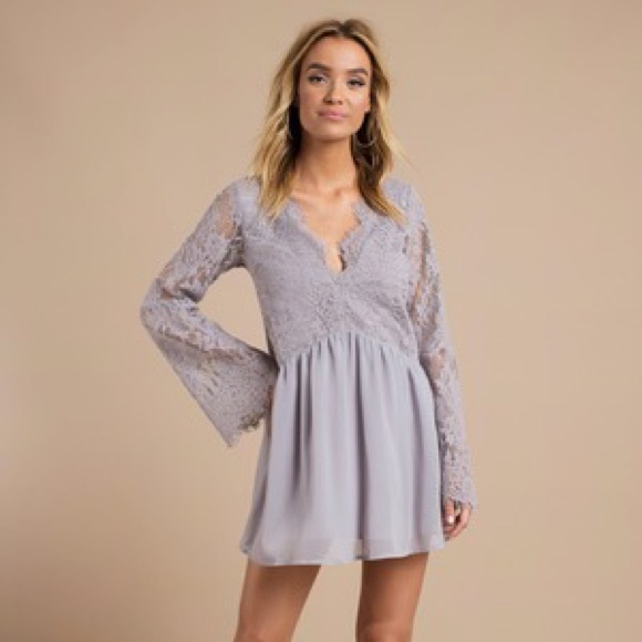 Tobi Dresses & Skirts - Tobi purple lace dress